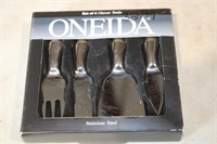 SS Oneida cheese tools