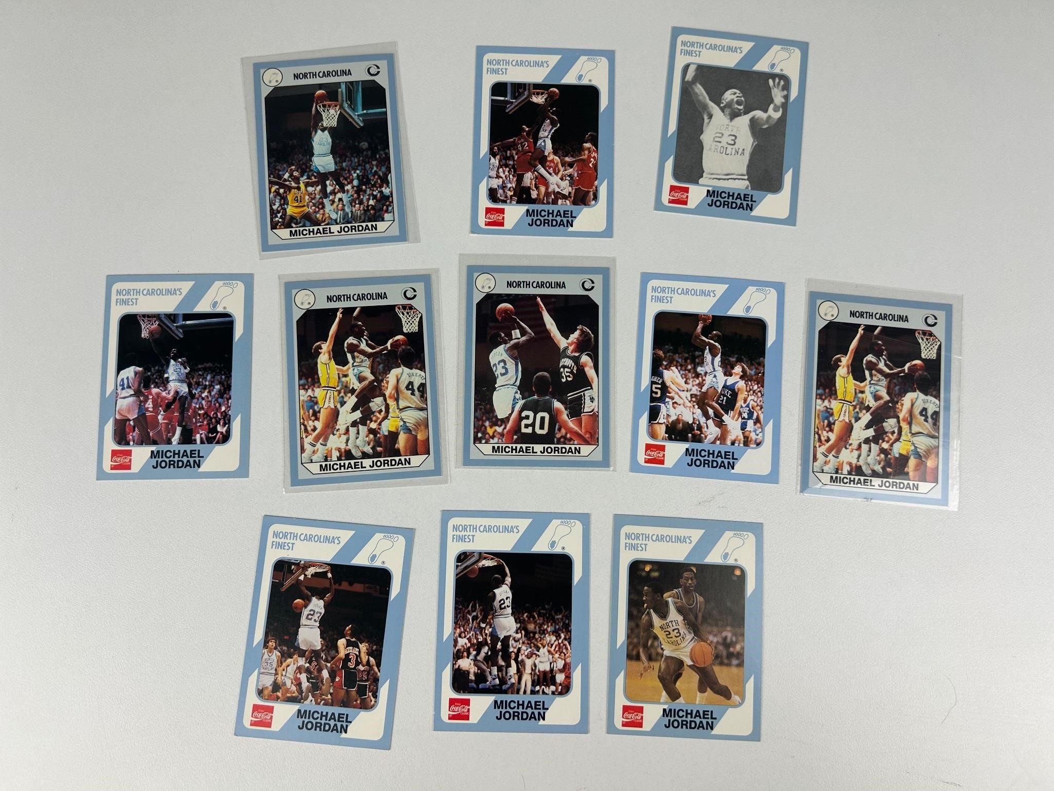 Michael Jordan North Carolina cards