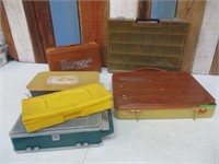 Lot of 6 Tackle Boxes