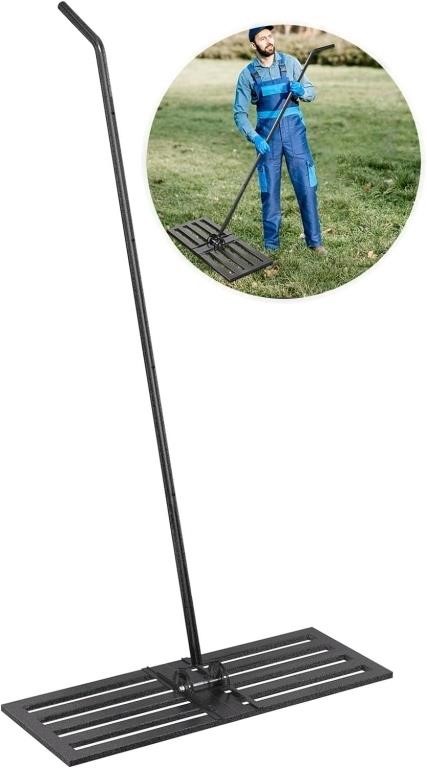 ZQQZI Professional Level Lawn Rake Tool