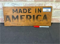 2 SIDED RUSTIC WOOD SIGN: INSCRIPTION