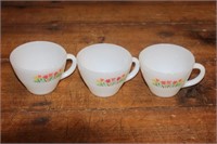 Vintage Anchor Hocking Fire-King Tulip Tea Cup