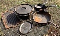 7 Pcs. Cast Iron