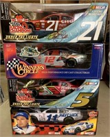 4 Diecast Nascar Cars - 21 Citgo, etc.