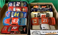 2 Trays Nascar Diecast Cars - (43, 10, 84, etc.)