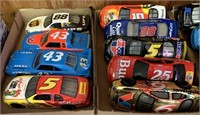 2 Trays Nascar Diecast Cars (Richard Petty, etc.)