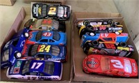 2 Trays Nascar Diecast Cars (#3 Coca Cola, etc.)