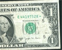 **STAR** $1 1963 (JOSEPH BAR) Federal Reserve Note