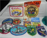 Lot of Vintage 1970's Travel Souvenir Patches, USA