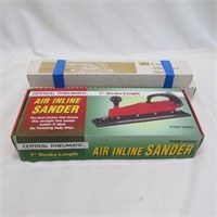 Air Inline Sander w / Sanding Belts - Tested Works