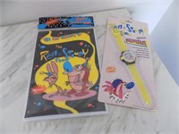 Ren and Stimpy Watch and Party Bags