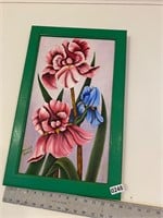 Painted flower picture