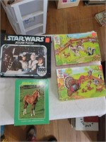 4 Vintage Unopened Puzzles - Star Wars & Others