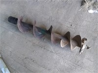 8" 3 point auger bit