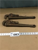 2 PROTO PIPE WRENCHES