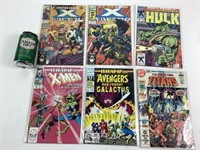 6 comics: 5 Marvel et 1 DC