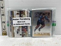 25 Peter Forsberg hockey cards