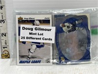 25 Doug Gilmour hockey cards