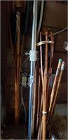 Cane Fishing Poles & Tiki Torches