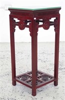 Chinese 2 tier jardiniere stand