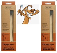 2X CHARCOAL BAMBOO TOOTHBRUSH 

For Pets -