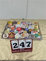 Collectible Pins and Metal Buttons