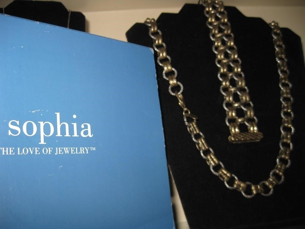 Lia Sophia Kiam Caviar Necklace Bracelet Set