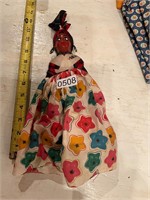 Vintage Doll - appears hand sewn outfit - Aruba