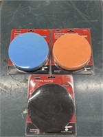 3 new 6in foam pads for dual action polisher