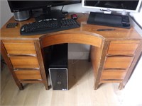 Vintage 6 Drawer Desk