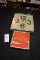 Vintage Coca- Cola Clock