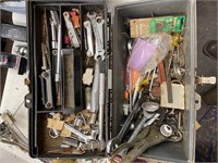 Tackle box of misc tools
