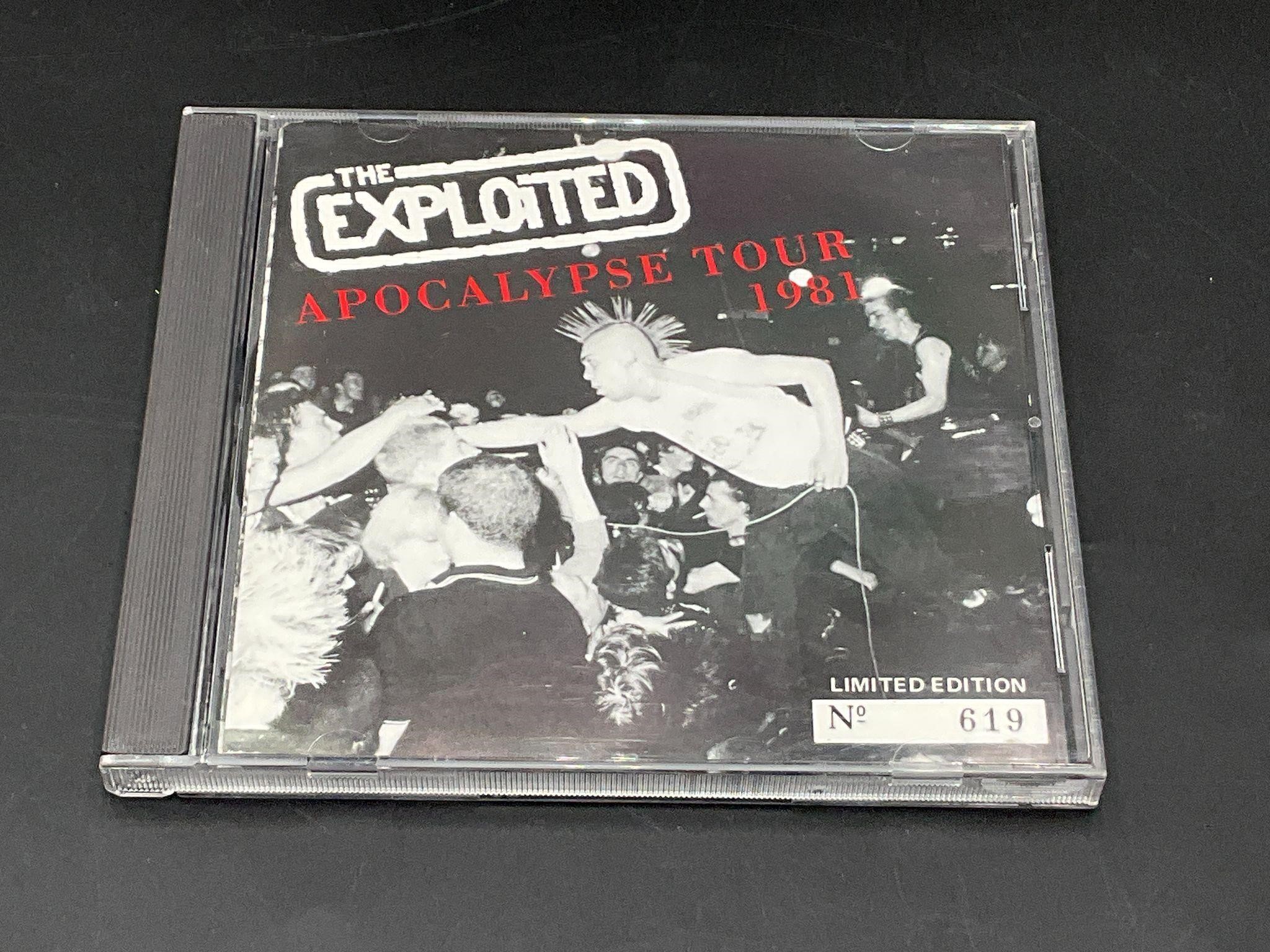 Exploited "Apocoaypse Tour 1981" Numbered Punk Cd