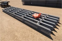 (10) 6 Bar x 20' Continuous Fence Panels