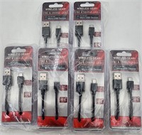 NEW Lot of 6 - Wireless Gear Sync & Charge Cable