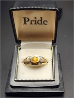 10KT Gold Ring Size 13.5   4.51G