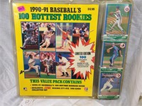 1990-1991 100 Hottest Rookies value pack unopened