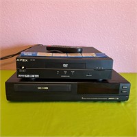 DVD and VHS players