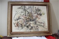 A Signed Carly Craig '56 Oil on Board