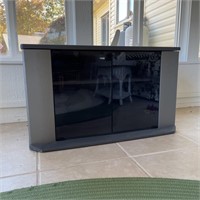 Pressed Wood Painted TV Stand w/ Swivel Top