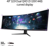 49” Ultra-wide Curved HDR Gaming Monitor