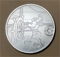 .999 1oz  Premium Silver Custom Mickey Mouse