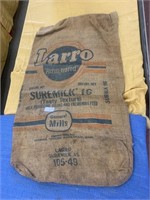 Larry farm tested, 100 lb. Burlap bag