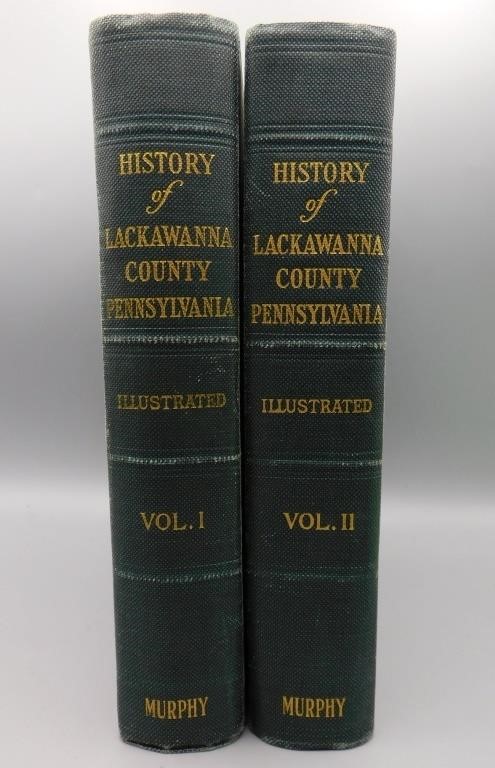 1928 Lackawanna Co PA Jubilee History Murray 2 Vol