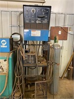 MILLER SHOPMASTER WELDING POWER SOURCE ON STAND, S