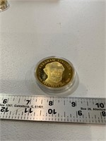 Abraham Lincoln American Mint 24k plated