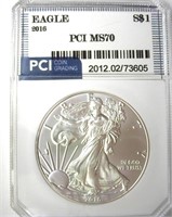 2016 Silver Eagle PCI MS70