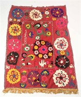 EMBROIDERED SUZANI WALL HANGING