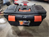 Black and Decker toolbox with contents