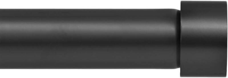 Ivilon Curtain Rod - 1" Pole, 120"-240" in Black